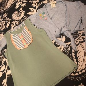 Matilda Jane ribbed tank and cardigan